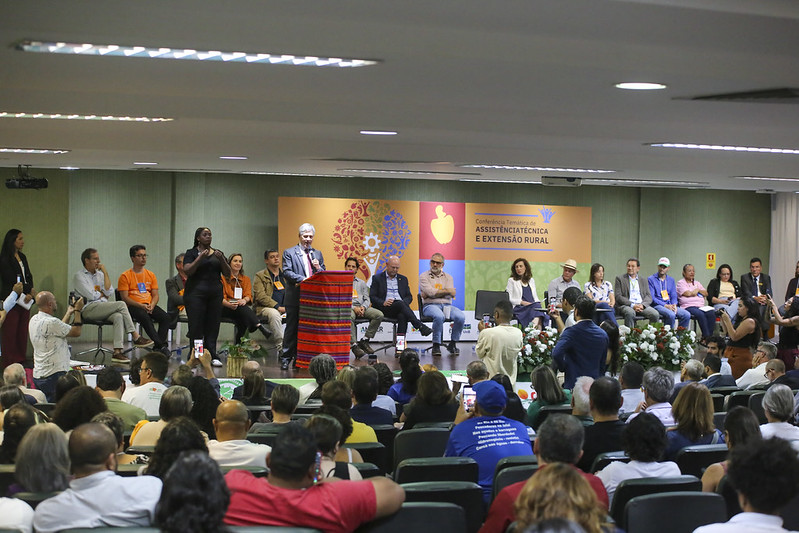 Conferência Temática de Assistência Técnica e Extensão Rural reúne representantes de universidades, parlamentares, centros de pesquisa, cooperativas, organizações da sociedade civil e órgãos governamentais (Foto: Ascom MDA))