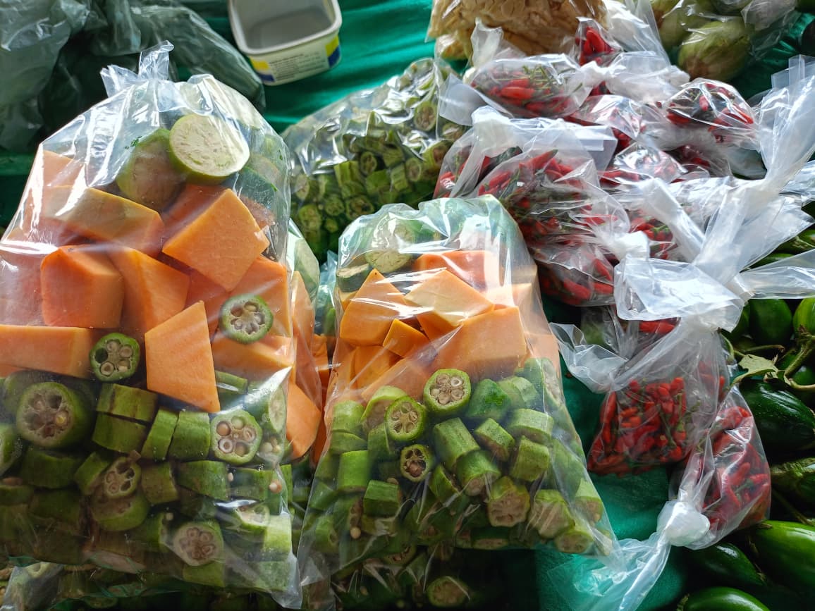 Produtos ofertados na Feira da Agricultura Familiar de Redenção